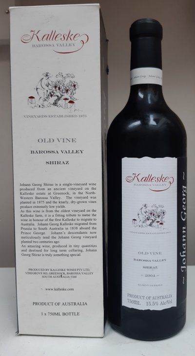 Kalleske, Johann Georg Shiraz, 2004 96RP
