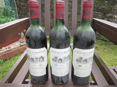 Three Bottles Chateau d'Angludet, Margaux 1983
