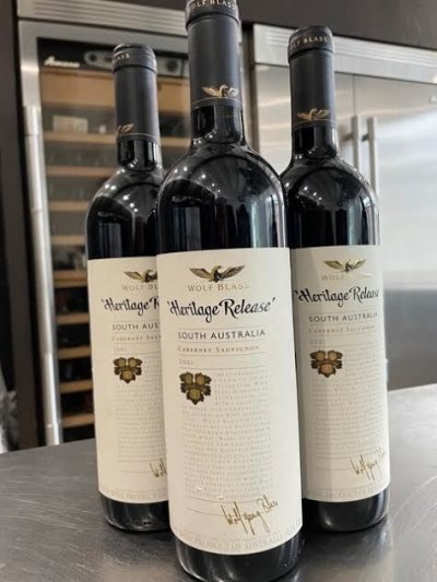 WOLF BLASS HERITAGE COLLECTION X 3