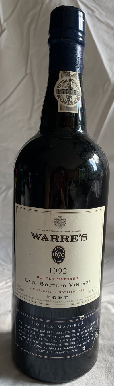 WARRE’s late bottled vintage port