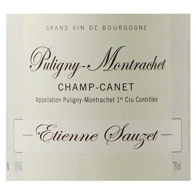 Etienne Sauzet, Puligny-Montrachet Premier Cru, Champ Canet