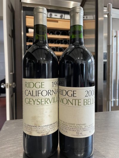 Ridge, California Cabernet Sauvignon Monte Bello, Santa Cruz Mountains x2