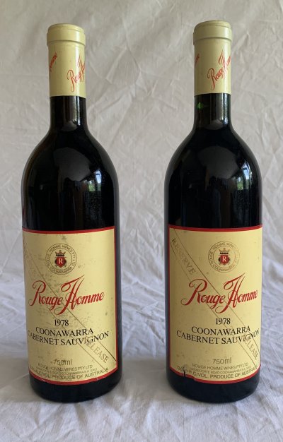Rouge homme Coonawarra Cabernet Sauvignon blanc