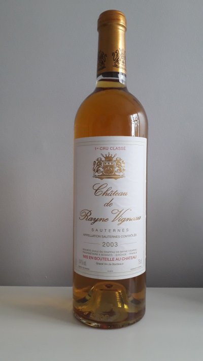 Chateau de Rayne Vigneau Premier Cru Classe, Sauternes
