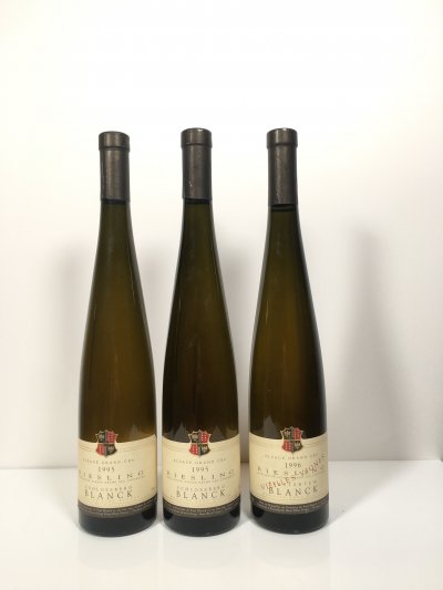 Mixed Paul Blanck, Riesling Lot: Riesling Vieilles Vignes Grand Cru, Furstentum Alsace & Riesling Grand Cru, Schlossberg, 1995