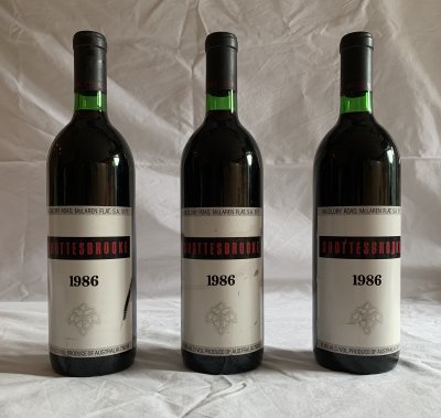 Shottesbrooke winery Australia 1986 X3