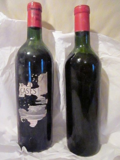 Two Bottles , One 1960 ,Other U/Known Chateau Leoville Las Cases 2eme Cru Classe, Saint-Julien