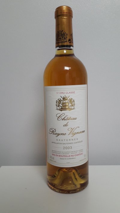 Chateau de Rayne Vigneau Premier Cru Classe, Sauternes