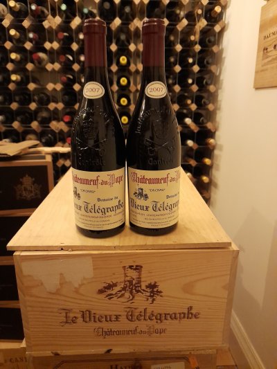 2007 Vieux Telegraphe,  La Crau, CNDP (RP 96+ points) 