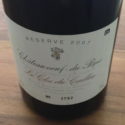 le Clos du Caillou, Chateauneuf-du-Pape, La Reserve