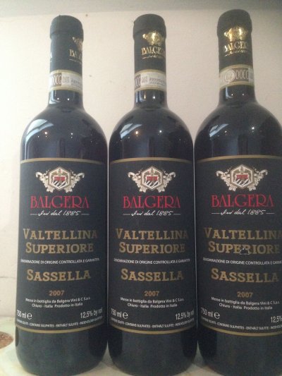 Balgera Valtellina Superiore DOCG SASSELLA, BALGERA VINI DI BALGERA