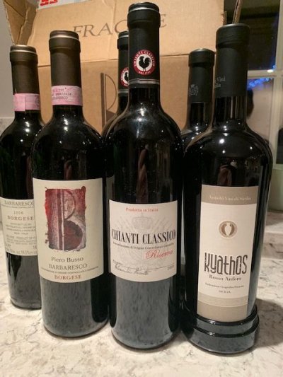 ITALY SIX: Barbaresco 2006 x 2, Chianti Classico Riserva 2010 x 2 , Sicily Kyathos Amphora 2011 x 2