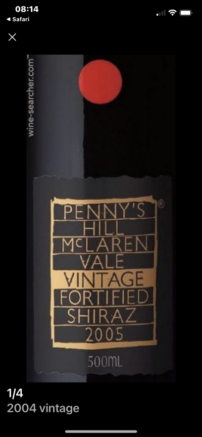 Penny's Hill, Shiraz, McLaren Vale