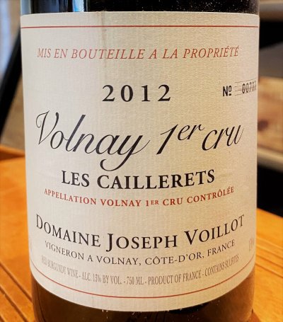 Domaine Joseph Voillot, Volnay Premier Cru, Les Caillerets
