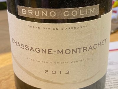 Bruno Colin, Chassagne-Montrachet, Blanc