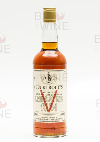 Bucktrout's of Guernsey, 40 Year Old Fine Mature Jamaican 'Liberation' Rum