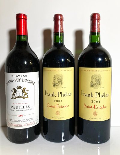 Mixed Lot of Left Bank magnums  
