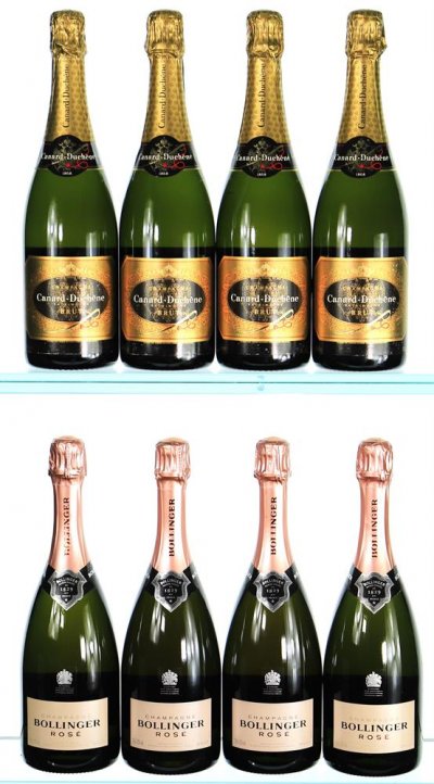 Non Vintage Bollinger Rose/Canard Duchene