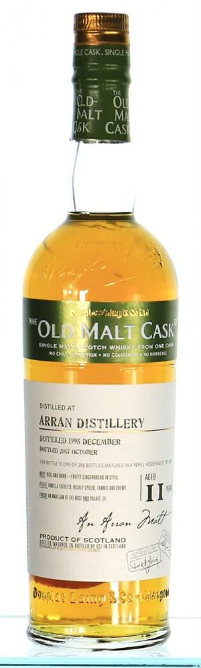 Old Malt Cask Arran Single Malt Whisky, 11 Year Old