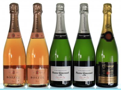 Mixed Lot of Champagne, White and Rose