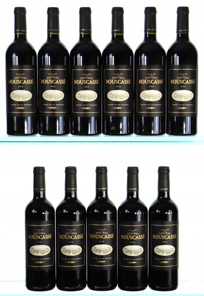 Vertical of Chateau Bouscasse, Madiran, 2015 and 2017