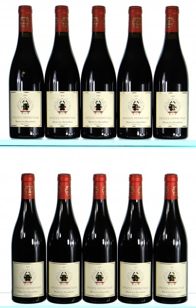Vertical of Maison Les Alexandrins (Nicolas Perrin) Crozes-Hermitage, 2015 and 2016