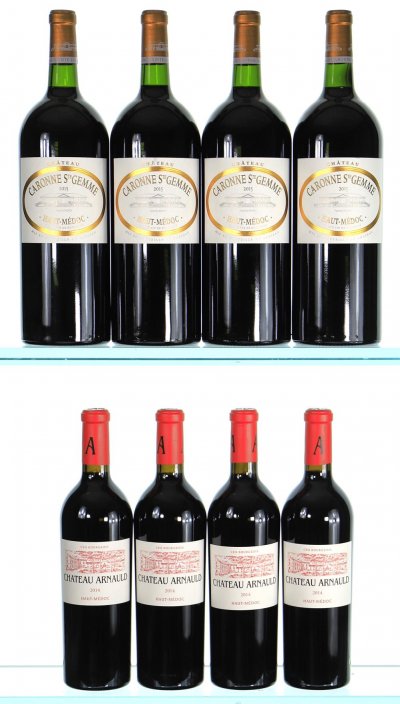 Mixed Bordeaux from Haut-Medoc 2014/2015 [bottles + magnums]