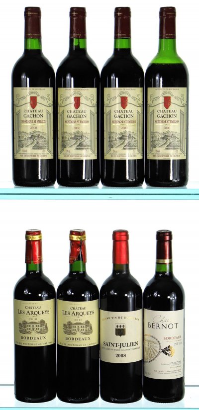 Mixed Lot of Red Bordeaux 2000/2010