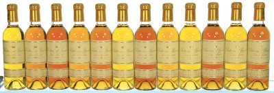 Chateau d'Yquem Premier Cru Superieur, Sauternes (Half Bottles) - In Bond