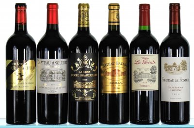 Mixed Lot from Six Classic Bordeaux Communes - In Bond