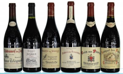 Mixed Lot of Top Chateauneuf-du-Pape