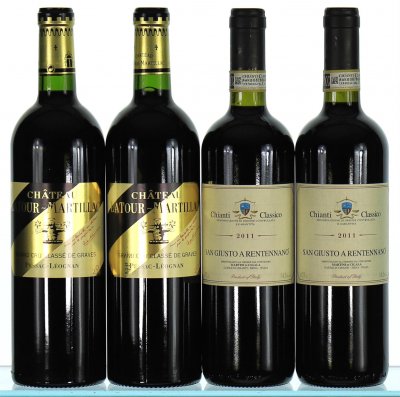 Mixed Bordeaux and Tuscany