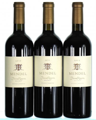 2010/2012 Vertical of Mendel, Finca Remota Malbec, Mendoza
