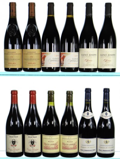 Mixed Case of Crozes Hermitage and Saint Joseph - In Bond