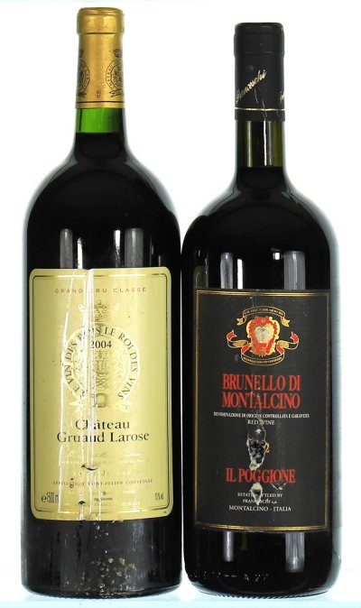 Mixed Lot from Bordeaux & Tuscany (Magnums)