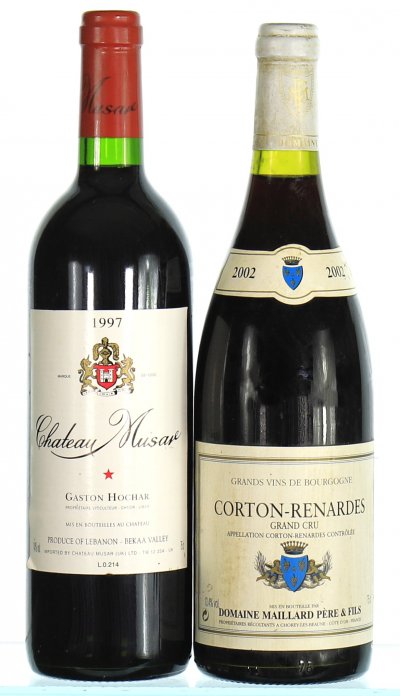 1997/2002 Mixed Red Burgundy and Musar