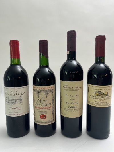 1994/2000 Mixed European and South African Reds