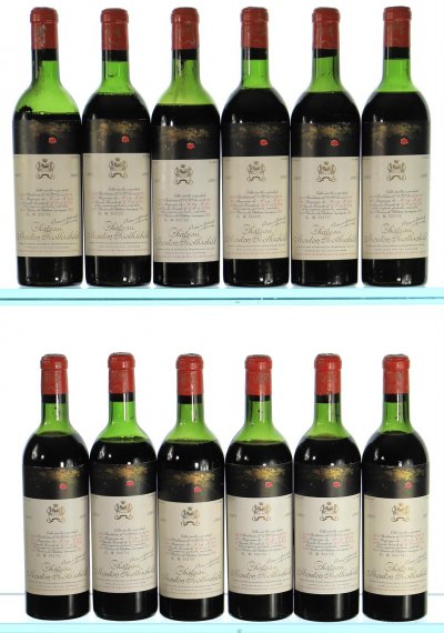 1961 Chateau Mouton Rothschild Premier Cru Classe, Pauillac 