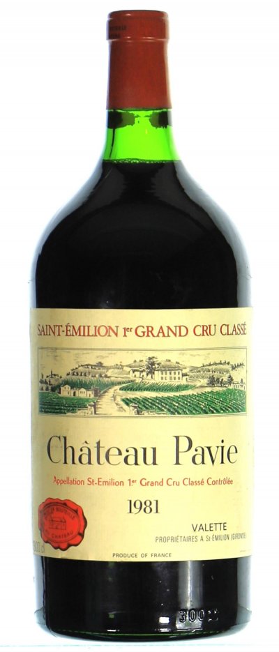 1981 Chateau Pavie Premier Grand Cru Classe A, Saint-Emilion Grand Cru (Double Magnum) 