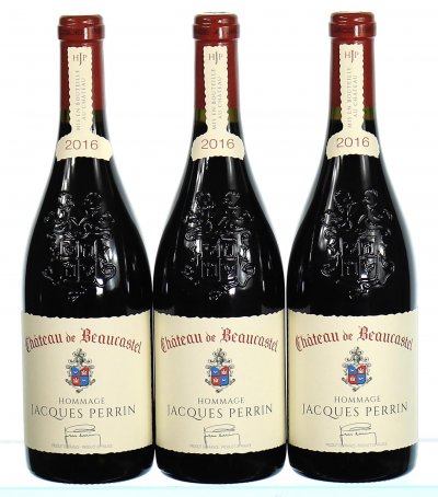 Chateau de Beaucastel Hommage a Jacques Perrin, Chateauneuf-du-Pape - In Bond