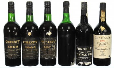 1963/1977 Mixed Lot of Vintage Port