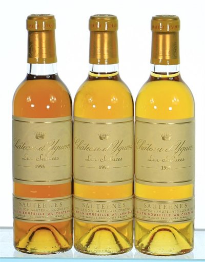 Chateau d'Yquem Premier Cru Superieur, Sauternes (Half Bottles) - In Bond