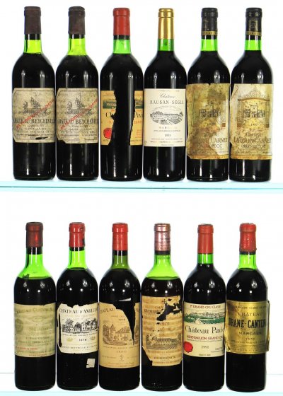 1969/1991 Mixed Case of Mature Bordeaux