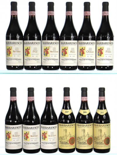 2005/2007 Produttori del Barbaresco, Barbaresco Mixed Case - In Bond