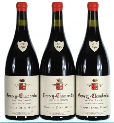 Domaine Denis Mortet, Gevrey-Chambertin, Mes Cinq Terroirs (Magnums) - In Bond
