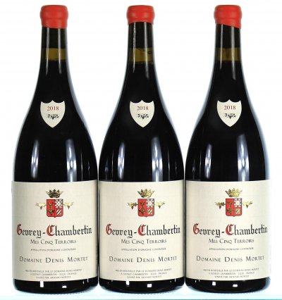 Domaine Denis Mortet, Gevrey-Chambertin, Mes Cinq Terroirs (Magnums) - In Bond