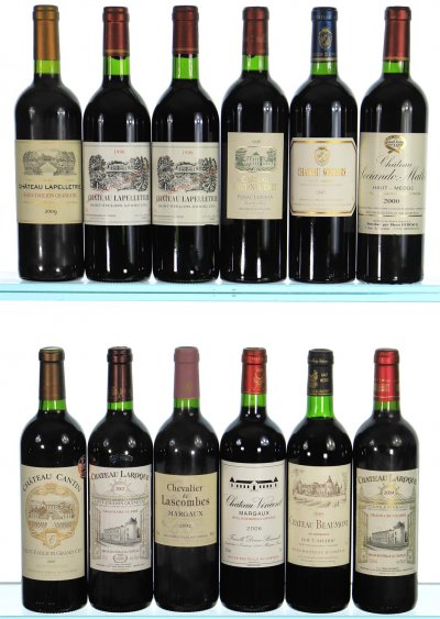 1985/2009 Mixed Case of Bordeaux
