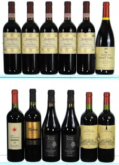1999/2010 Mixed Case of Italian Wines