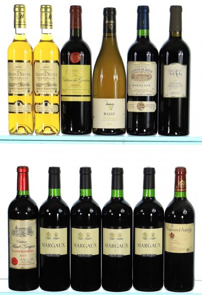 1998/2009 Mixed Case of French Wines