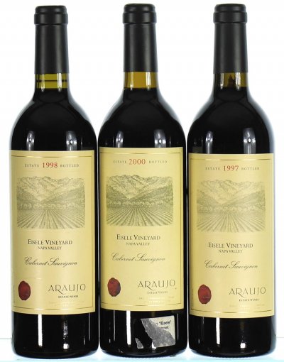 1997/1998/2000 Araujo, Cabernet Sauvignon Eisele Vineyard, Napa Valley